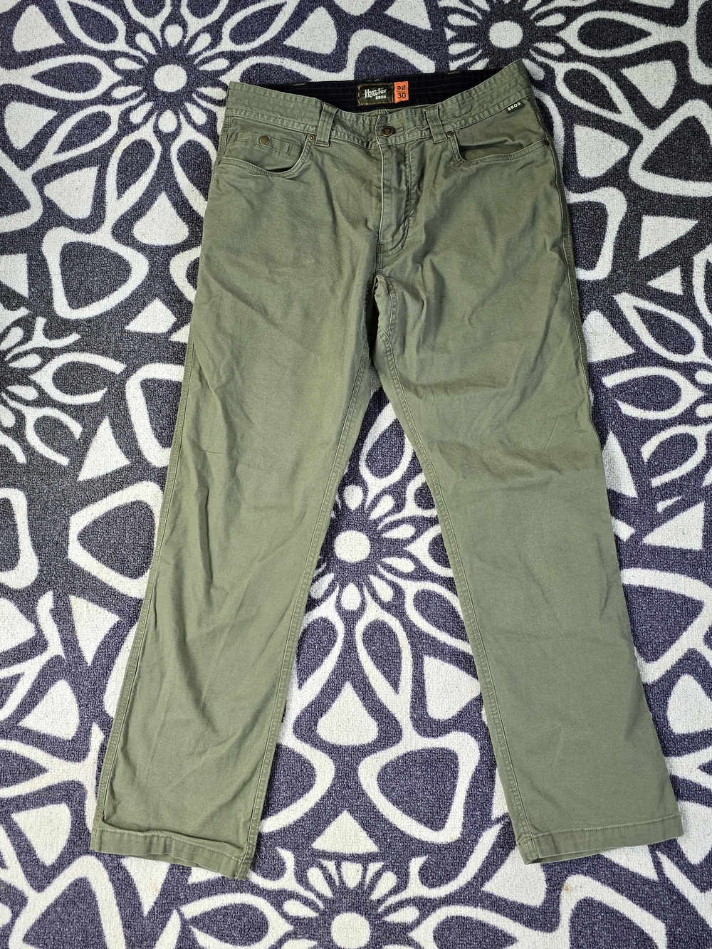 Howler Brothers Frontside Pants Mens 32x30 Cordura Stretch Sage